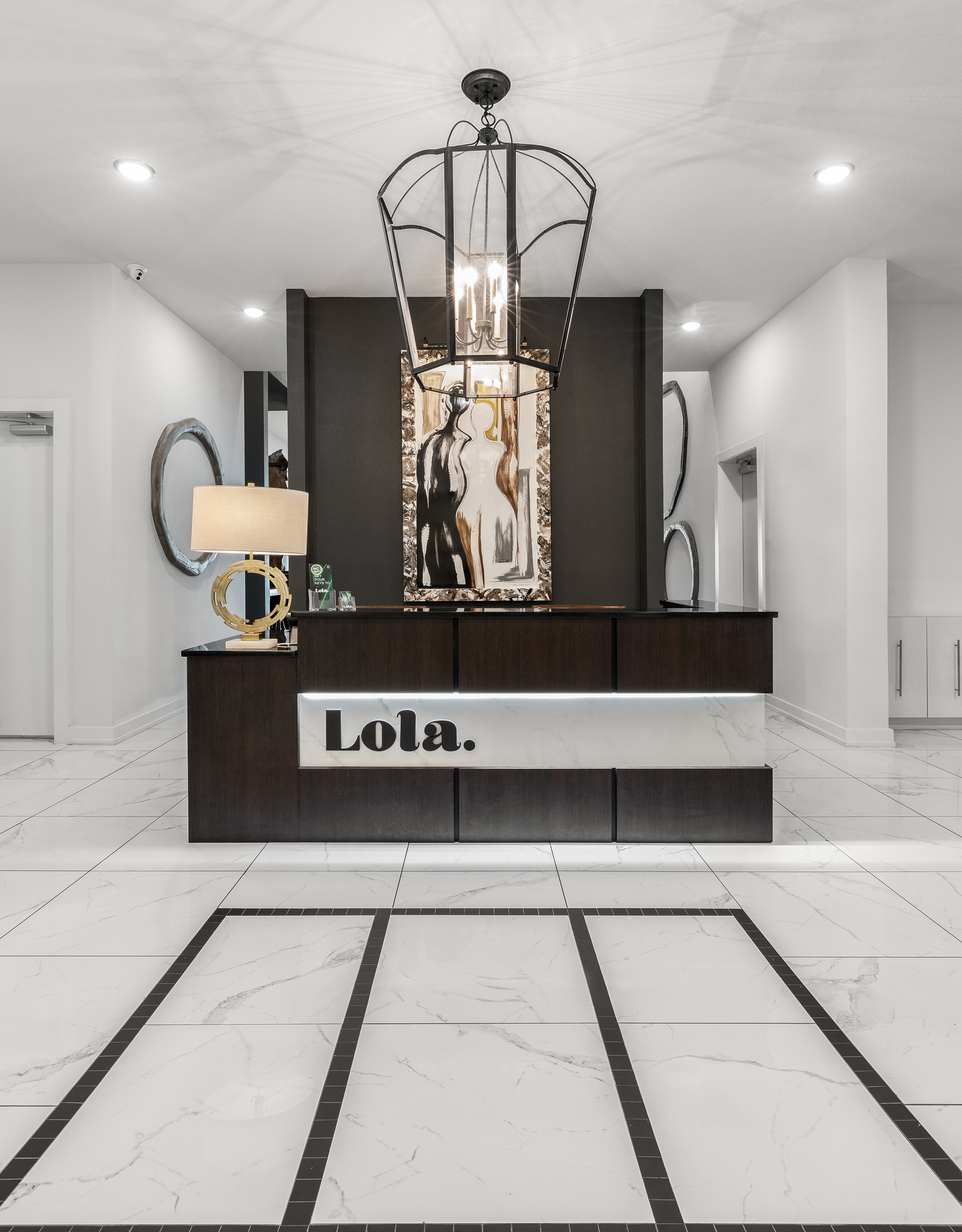 main entrance at Lola apartments